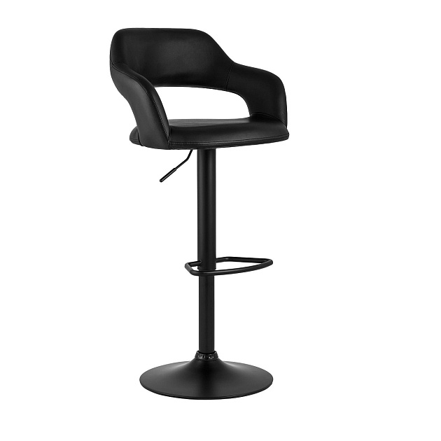 Барный стул Stool Group Рич черный черная ножка PEACHEY BLACK Фото № 1