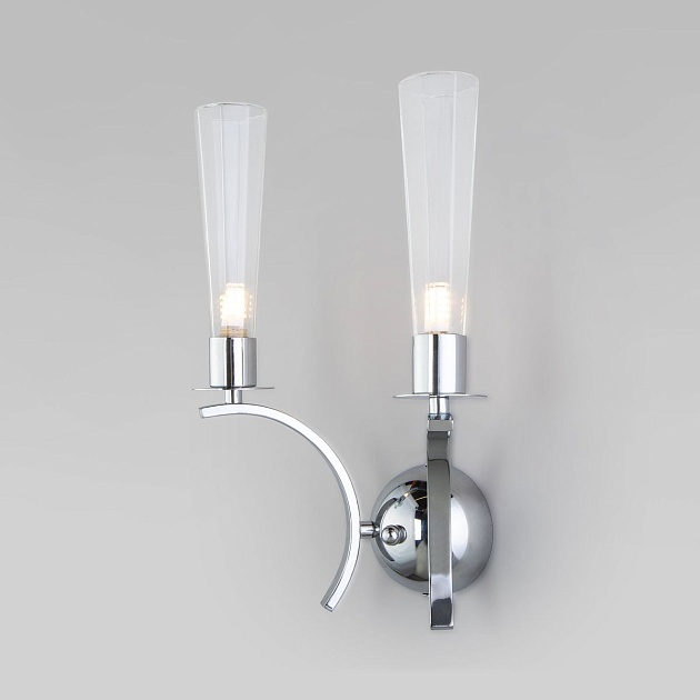 Бра Eurosvet Rosher 60141/2 хром Фото № 