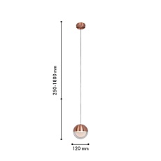 Подвесной светодиодный светильник Favourite Luna 4371-1P 1
