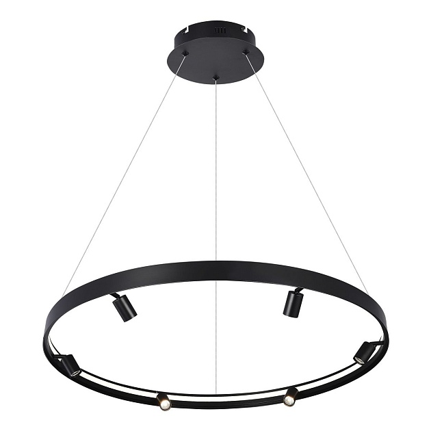 Подвесная светодиодная люстра iLedex Vision 2060-D1000 BK Фото № 