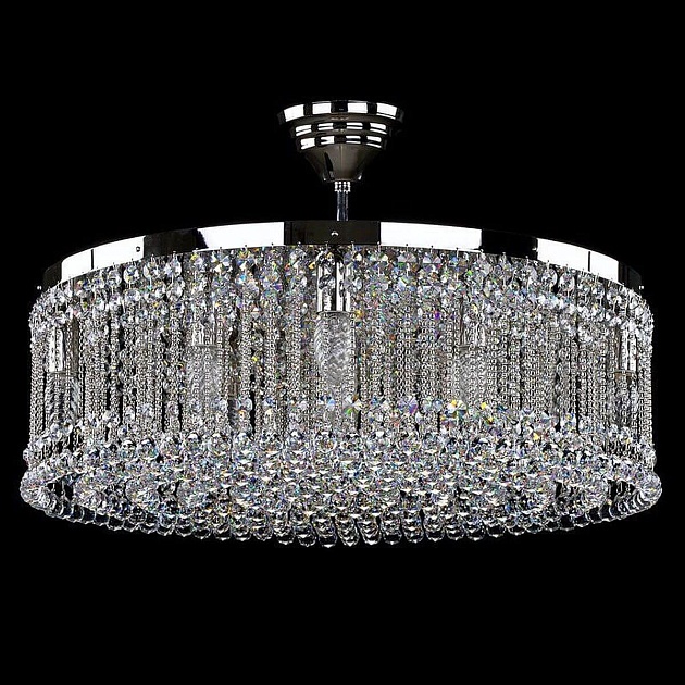 Потолочная люстра Artglass Persida Nickel CE Фото № 