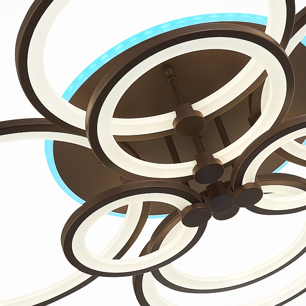 Потолочная светодиодная люстра Evoled Leto SLE200372-08RGB изображение 8 Потолочная светодиодная люстра Evoled Leto SLE200372-08RGB Фото № 8