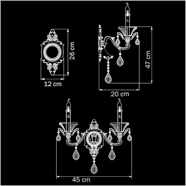 Бра Osgona Ampollo 786622 Фото № 2