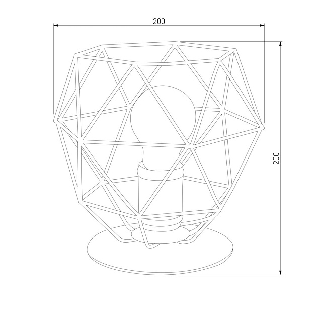 Настольная лампа TK Lighting 3061 Galaxy Фото № 2