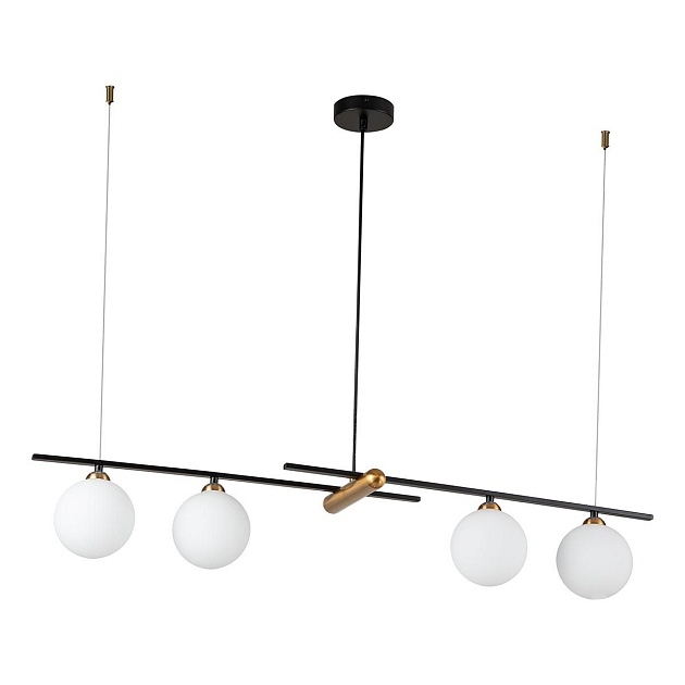 Подвесная люстра Indigo Opaco 11015/4P Black V000153 Фото № 2