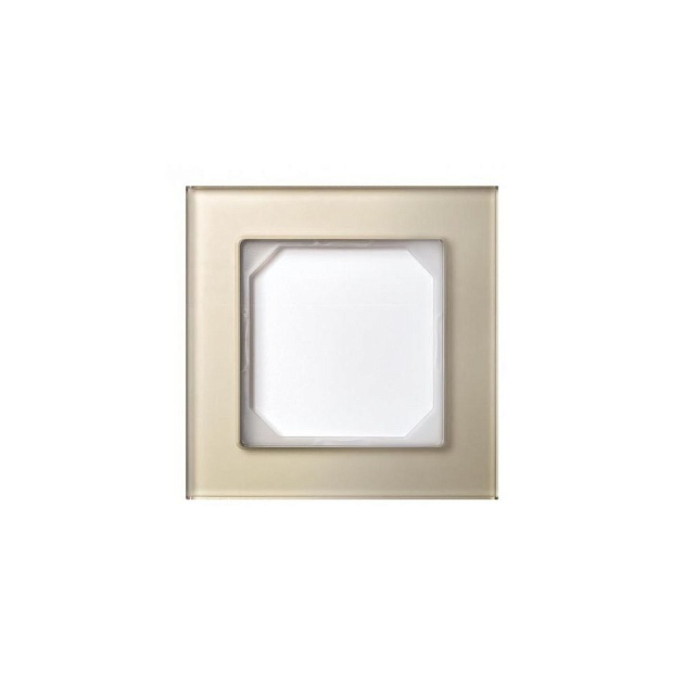 Рамка 1-постовая Liregus Epsilon шампань 28-261 Фото № 