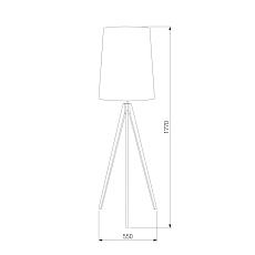 Торшер TK Lighting 5047 Walz 1