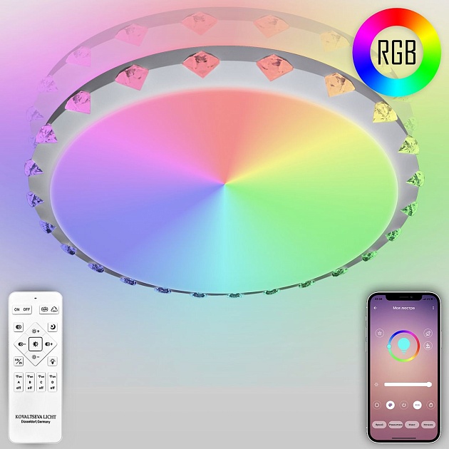 Потолочный светодиодный светильник Natali Kovaltseva Led Lamps 81074 Фото № 4