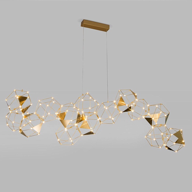 Подвесной светодиодный светильник Eurosvet Uma 90368/14 медь Фото № 