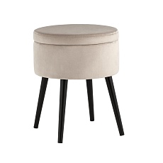Пуф Stool Group Клайс велюр светло-серый vd-clays-b25