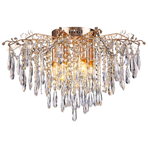 Потолочная люстра Natali Kovaltseva Venere 81432/6C Gold Фото № 