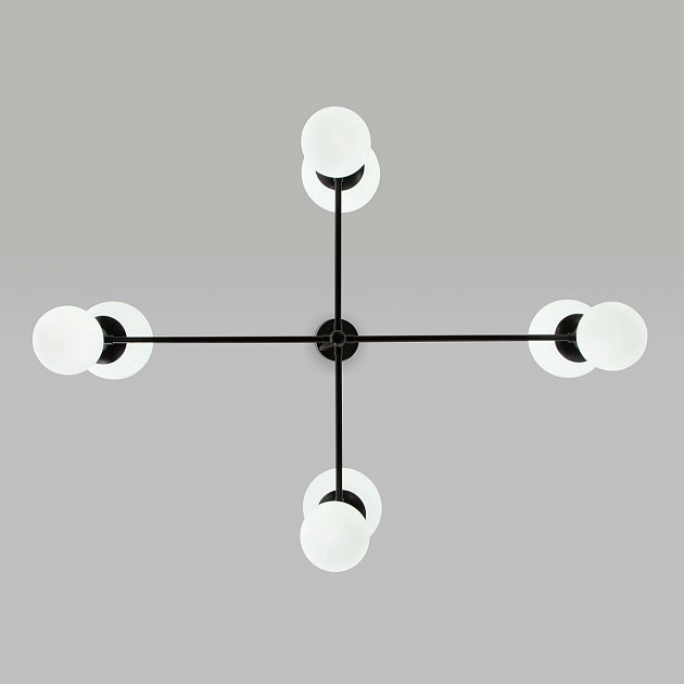 Подвесная люстра Eurosvet Bubble 30182/8 черный Фото № 5