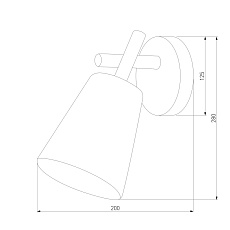 Бра TK Lighting 818 Vaio 1 1