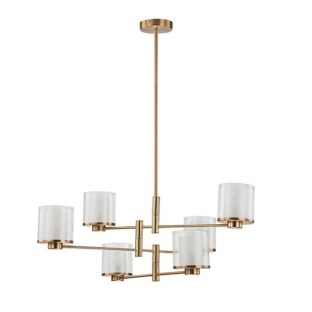 Подвесная люстра Indigo Bilancia 13023/6R Brass V000352 Фото № 