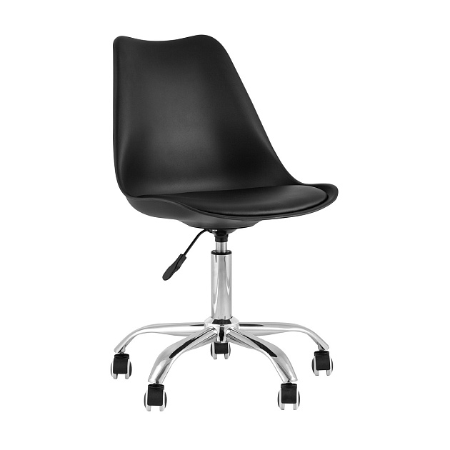 Офисный стул Stool Group BLOK пластиковый черный Y818 black Фото № 1