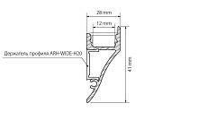 Профиль Arlight ARH-CON-2000 ANOD 018828 1