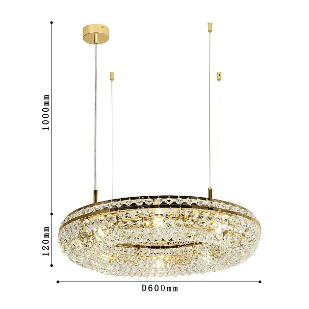 Подвесная люстра Favourite Monilibus 4015-8P Фото № 2