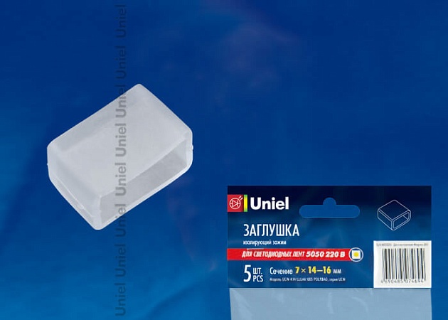 Набор заглушекUniel UCW-K14 Clear 005 Polybag 10836 Фото № 2