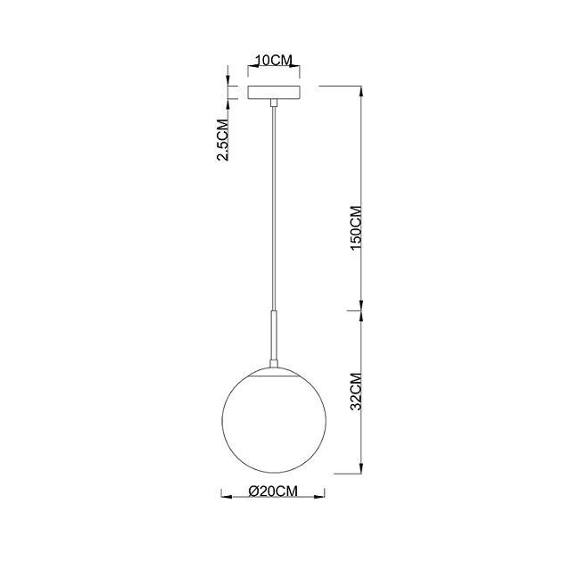 Подвесной светильник Arte Lamp Volare A1563SP-1BK Фото № 2