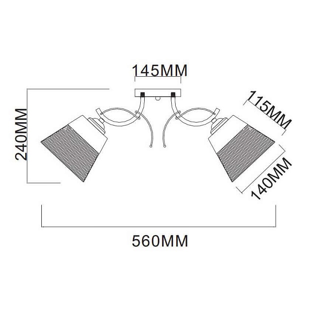 Потолочная люстра Rivoli Helma 9067-305 Б0047521 Фото № 2