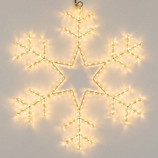 Светодиодная фигура Ardecoled Снежинка ARD-Snowflake-M4-750x750-324Led Warm 034252 2