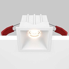 Встраиваемый светильник Maytoni Alfa LED DL043-01-10W3K-SQ-W 2