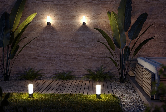 Настенный светильник Maytoni Outdoor O418WL-01GR изображение 3 Настенный светильник Maytoni Outdoor O418WL-01GR Фото № 3