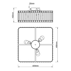 Потолочный светильник Escada Unona 2117/3 1
