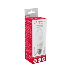 Лампа светодиодная Thomson E27 6W 6500K свеча матовая TH-B2359 1