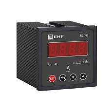 Амперметр AD-721 цифровой на панель (72х72) однофазный EKF PROxima ad-721