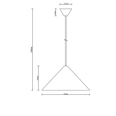 Подвесной светильник Milosh Tendence KAMELIYA 0913PL-1GN 1