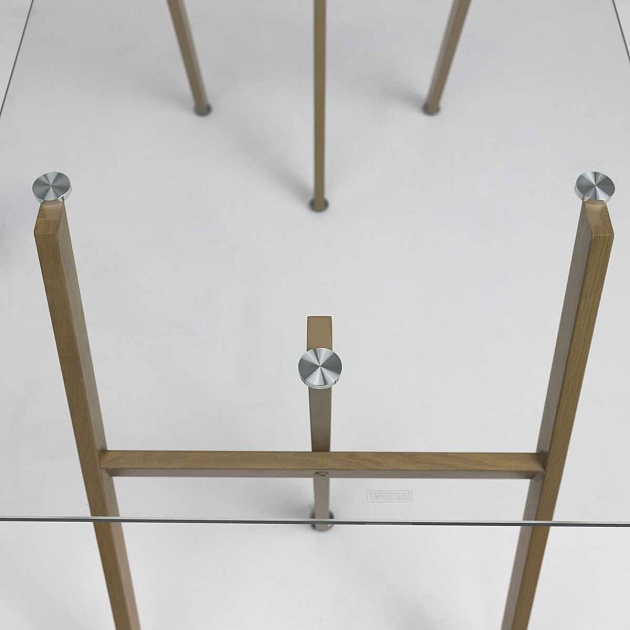 Письменный стол AksHome Nephrite прозрачный, стекло 86203 Фото № 2