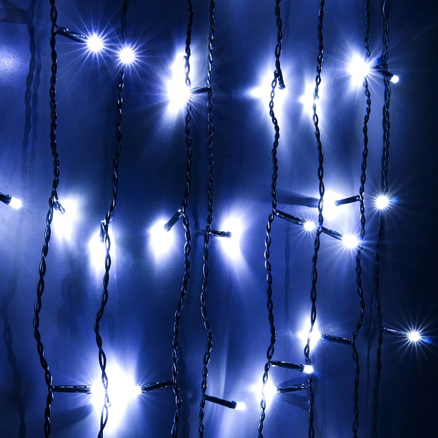 Светодиодная гирлянда Eurosvet занавес 230V 200-003 белый изображение 4 Светодиодная гирлянда Eurosvet занавес 230V 200-003 белый Фото № 4