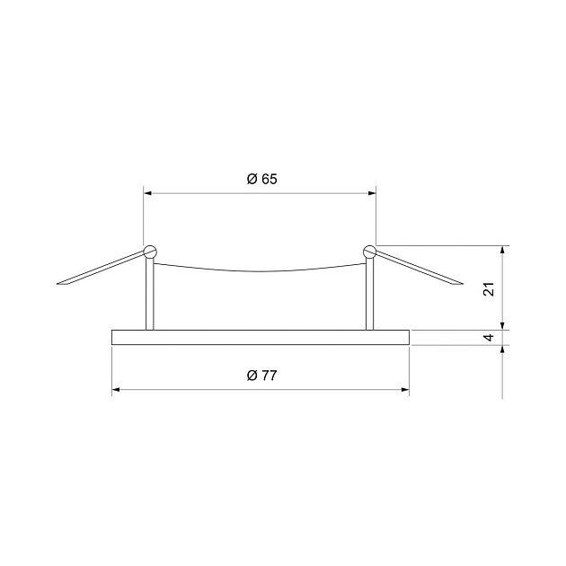 Встраиваемый светильник Elektrostandard 110 MR16 черный a053332 Фото № 2