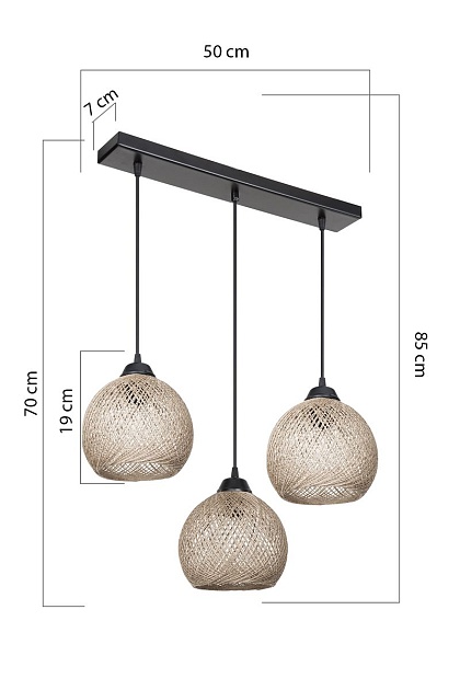 Подвесная люстра Toplight Lizbeth TL1612L-03BG Фото № 4