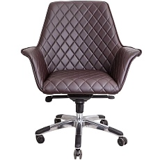 Кресло руководителя AksHome Melody коричневый, экокожа 69039 4