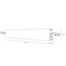 Подвесной светодиодный светильник Mantra Hanok 7548 1