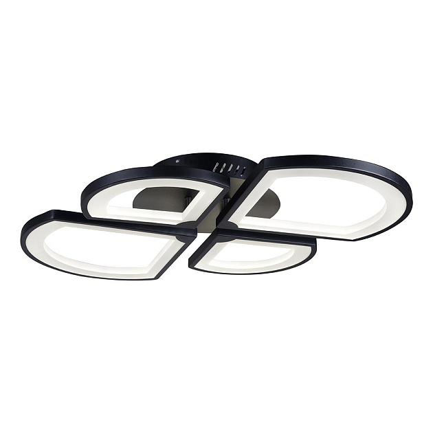 Потолочная светодиодная люстра iLedex River X024-4 BK Фото № 