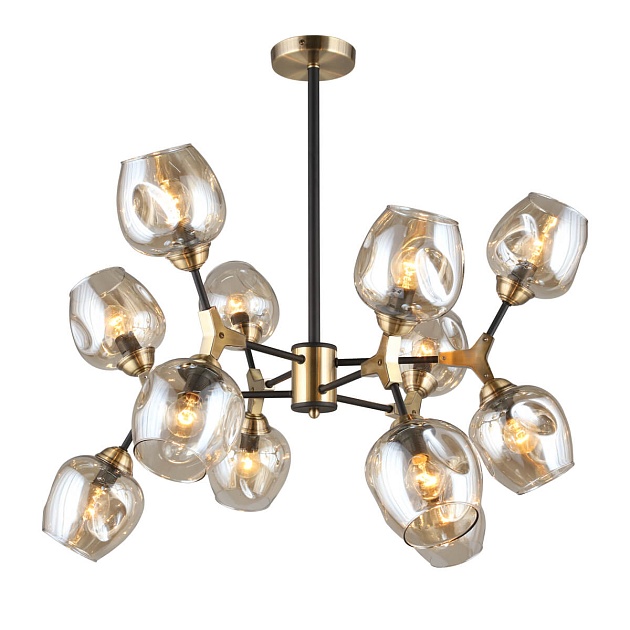 Потолочная люстра Omnilux Pozzallo OML-93407-12 изображение Потолочная люстра Omnilux Pozzallo OML-93407-12 Фото №