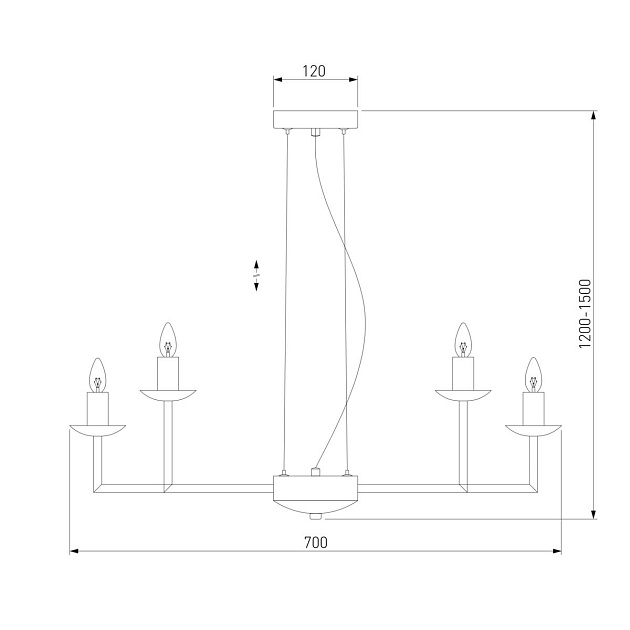 Подвесная люстра Eurosvet Cariso 60150/10 латунь изображение 2 Подвесная люстра Eurosvet Cariso 60150/10 латунь Фото № 2