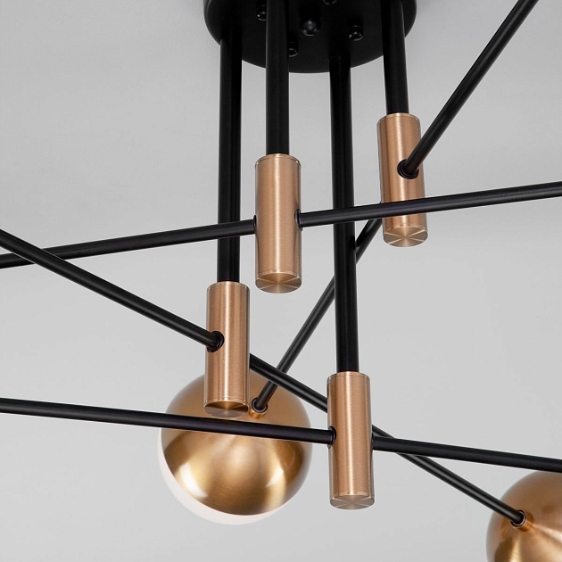 Потолочная люстра Eurosvet Nuvola 70129/8 латунь Фото № 5