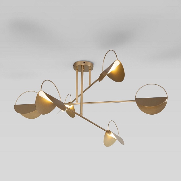 Потолочная люстра Eurosvet Grazia 70148/6 золото Фото № 