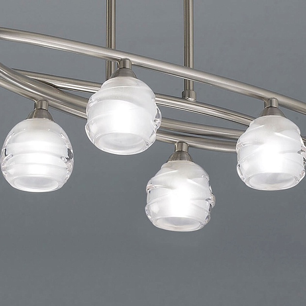 Подвесная люстра Mantra Loop Satin Nickel 1810 Фото № 5