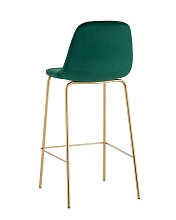 Барный стул Stool Group Валенсия SN велюр зеленый золотые ножки OS-001B HLR-56 gl 4