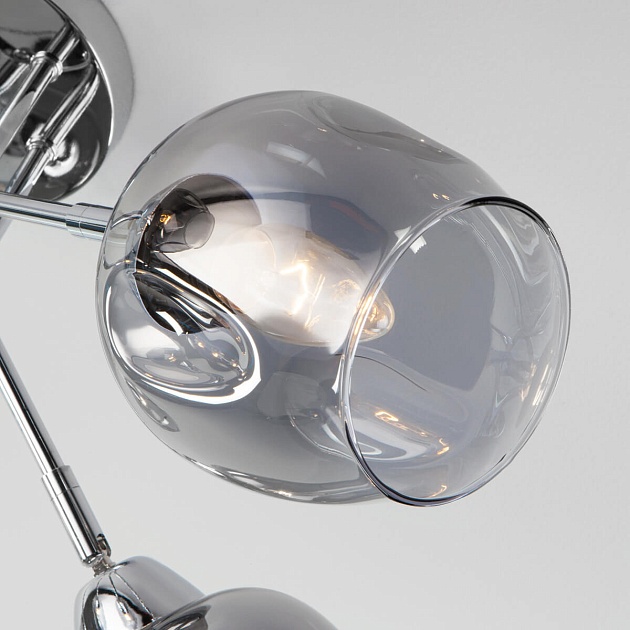 Потолочная люстра Eurosvet Marci 30164/5 хром изображение 3 Потолочная люстра Eurosvet Marci 30164/5 хром Фото № 3