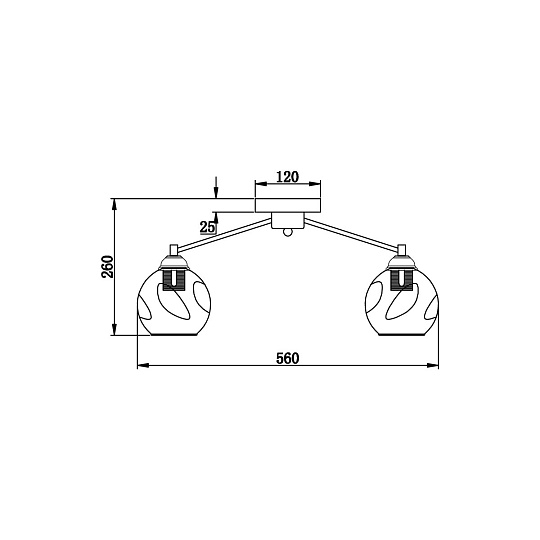 Потолочная люстра Vele Luce Furia VL1882L05 Фото № 4