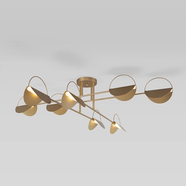 Потолочная люстра Eurosvet Grazia 70148/8 золото изображение Потолочная люстра Eurosvet Grazia 70148/8 золото Фото №