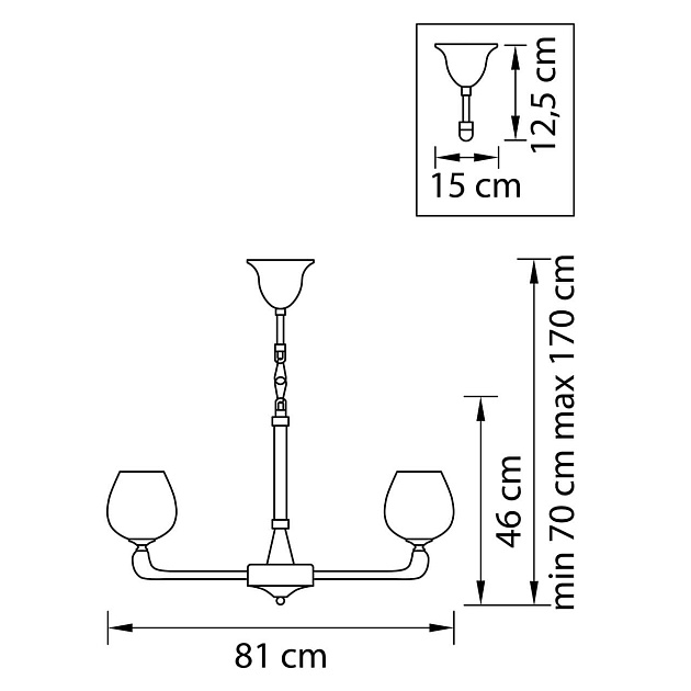 Подвесная люстра Osgona Delta 706082 изображение 3 Подвесная люстра Osgona Delta 706082 Фото № 3