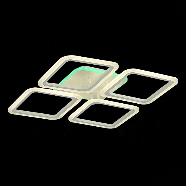 Потолочная светодиодная люстра Evoluce Qutro SLE200452-04RGB изображение 7 Потолочная светодиодная люстра Evoluce Qutro SLE200452-04RGB Фото № 7