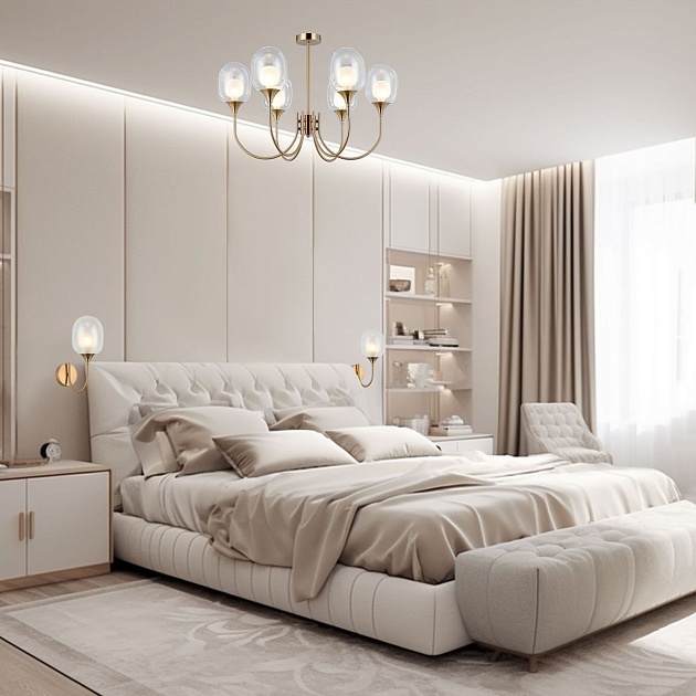 Бра Eurosvet Spritz 70218/1 латунь Фото № 6